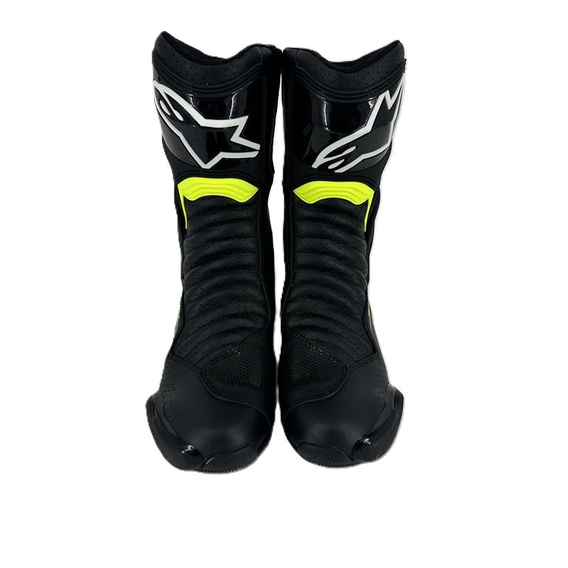 Alpinestars SMX-6 v2 Vented Boots - Black/Flo Yellow - EU 40